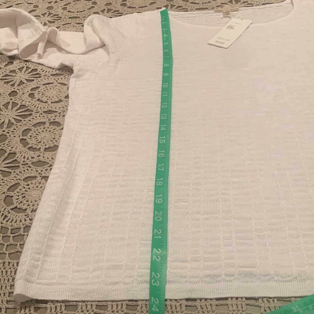 NWT EILEEN FISHER LINEN/COTTON BOXY TOP - Picture 8 of 9